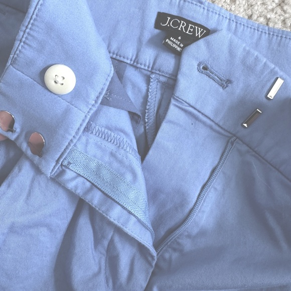 J CREW 4" Inseam Cotton Stretch Chino Shorts. Women’s‎ Size 6. Periwinkle. - Picture 4 of 7